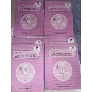 Rod & Staff Grade 2 Math Teacher Manual & Student Book/Workbook Lot Unused